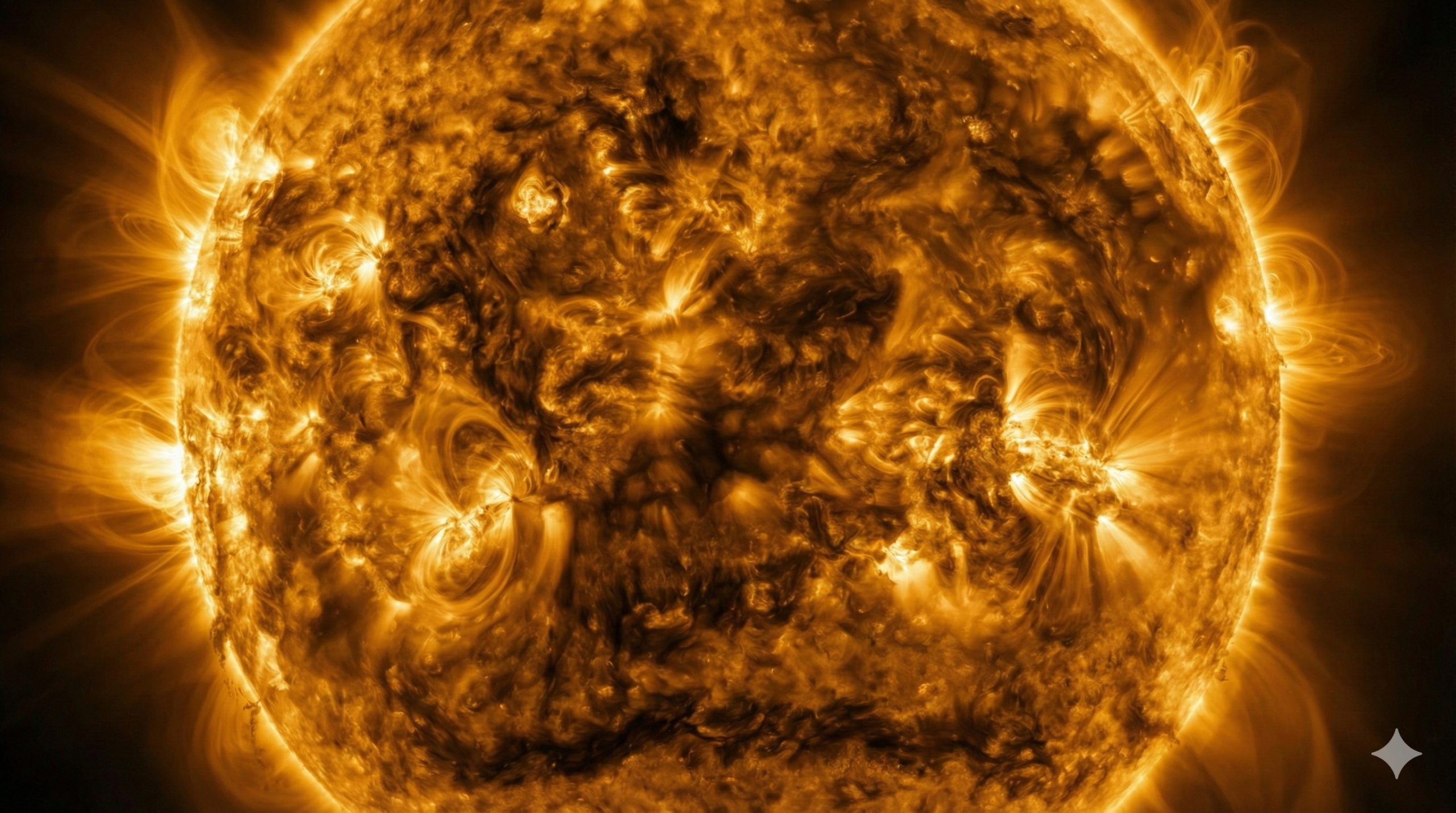 एक प्रयोगशाला में वैज्ञानिक पीली रोशनी वाले सौर तरल (Solar Liquid) के साथ प्रयोग करते हुए, जो आणविक सौर-थर्मल ऊर्जा संचयन को दर्शाता है।