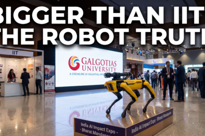 इंडिया एआई एक्सपो में गलगोटिया यूनिवर्सिटी का विवाद: ‘पहले आओ, पहले पाओ’ के आधार पर बांटे गए थे स्टॉल, IIT से भी बड़ी मिली थी जगह