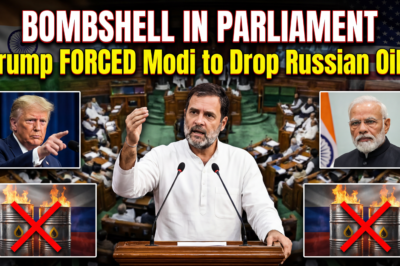 संसद में राहुल गांधी का विस्फोटक दावा: क्या ट्रंप ने मोदी पर रूसी तेल छोड़ने का दबाव डाला है – क्या इससे भारत की आज़ादी को खतरा है?