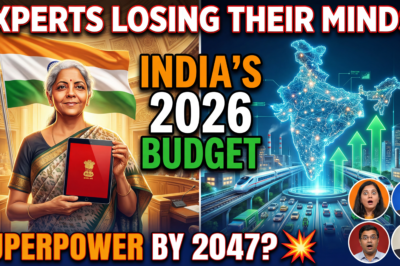 भारत के 2026 के बजट को लेकर एक्सपर्ट्स हैरान हैं – इसे 2047 तक भारत को ग्लोबल सुपरपावर बनाने का ब्लूप्रिंट कहा जा रहा है!
