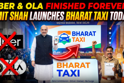 भारत टैक्सी आ गई: अमित शाह ने आज भारत में ड्राइवर के मालिकाना हक वाली राइड-हेलिंग क्रांति लॉन्च की।