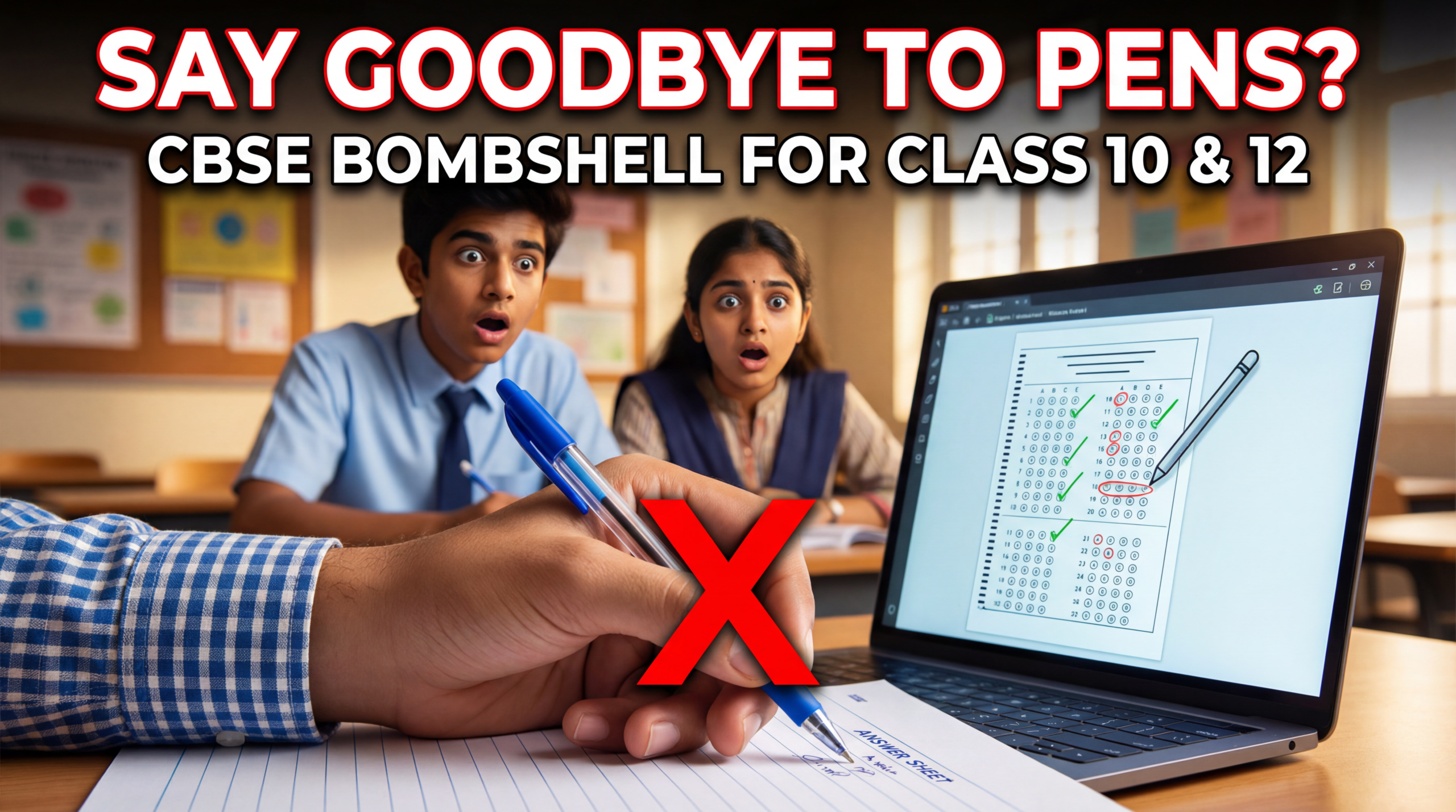 पेन को अलविदा कहें? CBSE का 10वीं और 12वीं क्लास के लिए धमाकेदार प्लान
