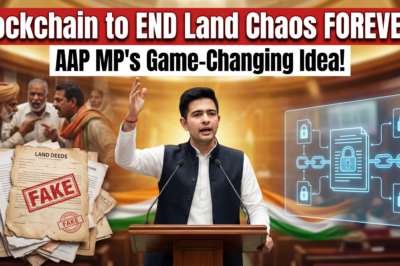 ब्लॉकचेन से बचाव: AAP MP का भारत में ज़मीन के रिकॉर्ड की गड़बड़ी को खत्म करने का बड़ा प्लान