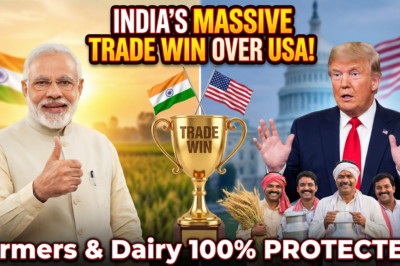 अमेरिका पर भारत की बड़ी व्यापारिक जीत: किसान और डेयरी सेक्टर पूरी तरह सुरक्षित!