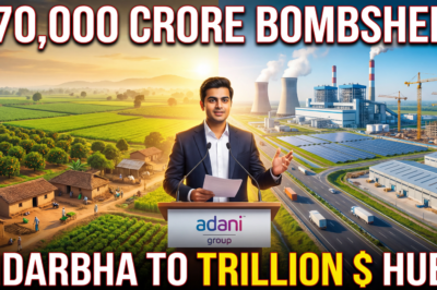 अडानी ने महाराष्ट्र पर ₹70,000 करोड़ का बड़ा धमाका किया – क्या विदर्भ भारत का अगला ट्रिलियन-डॉलर हब बनने वाला है?!
