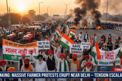 भारत ने अभी अमेरिका के साथ एक सीक्रेट ट्रेड डील साइन की है – किसान गुस्से में हैं और दंगा करने के लिए तैयार हैं!