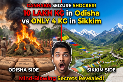 ओडिशा ने 10 लाख किलो गांजा ज़ब्त किया जबकि सिक्किम को सिर्फ़ 4 किलो मिला – राज्य-वार चौंकाने वाले राज़ सामने आए!