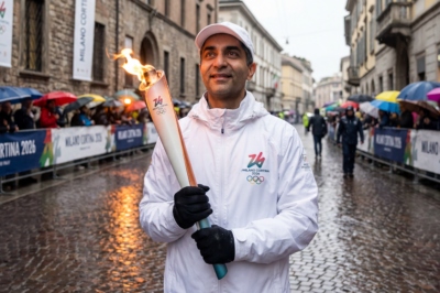 ओलंपिक लेजेंड अभिनव बिंद्रा ने इटली में मशाल थामी, वह भावुक पल जिसने सबको खामोश कर दिया!