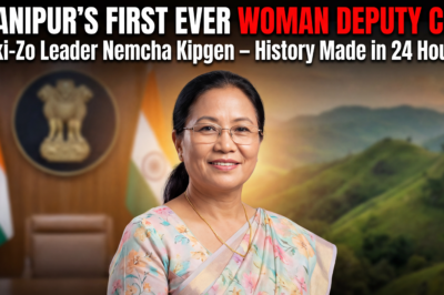 मणिपुर ने इतिहास रचा: कुकी-ज़ो समुदाय की पहली महिला उप मुख्यमंत्री ने शपथ ली।