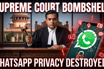 सुप्रीम कोर्ट ने WhatsApp को कड़ी चेतावनी दी: प्राइवेसी के अधिकारों की रक्षा होनी चाहिए।
