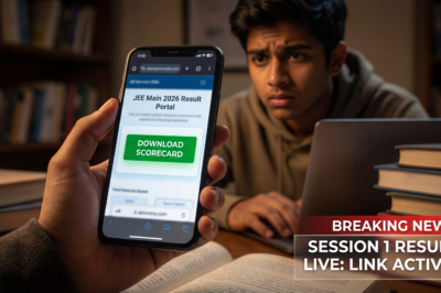 बड़ा खुलासा: NTA ने JEE Main 2026 सेशन 1 के रिज़ल्ट पर बड़ा हिंट दिया- क्या आपका लिंक लाइव है?