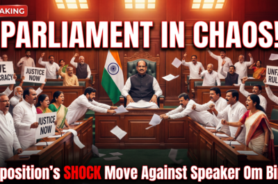 संसद में अफरा-तफरी! आपको यकीन नहीं होगा कि विपक्ष ने स्पीकर ओम बिरला के खिलाफ कितना बड़ा कदम उठाया है!