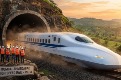 बुलेट ट्रेन ने एक और मुश्किल सुरंग को पार किया: मुंबई-अहमदाबाद का सपना अब और करीब!