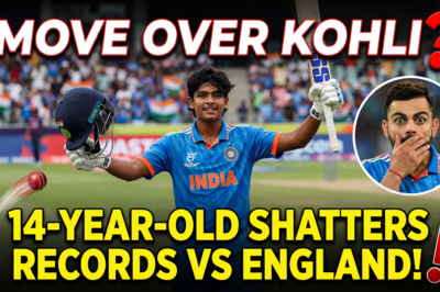 कोहली को हटाओ? इस 14 साल के लड़के ने इंग्लैंड के खिलाफ रिकॉर्ड तोड़ दिए और दुनिया हैरान है!