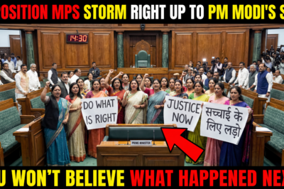 लोकसभा में नाटकीय टकराव: विपक्षी महिला सांसदों ने बोल्ड विरोध प्रदर्शन में पीएम मोदी की सीट को घेरा