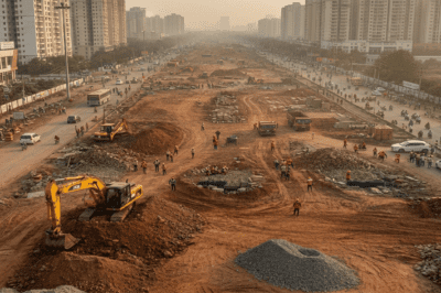 ग्रेटर नोएडा में 2 किमी सड़क का चौड़ीकरण: एलजी चौक से सेक्टर बीटा-1 तक दोनों तरफ जुड़ेगी एक-एक नई लेन