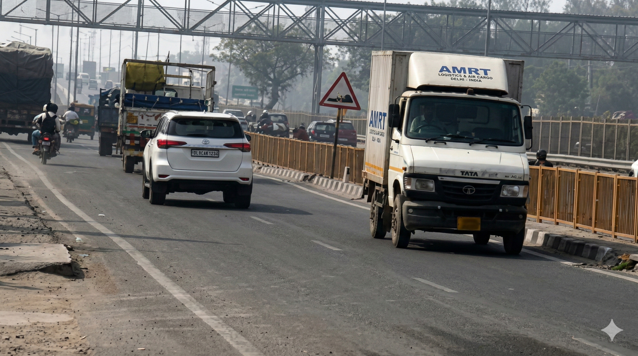 फरीदाबाद एलिवेटेड रोड परियोजना — दक्षिण हरियाणा और नोएडा कनेक्टिविटी मानचित्र