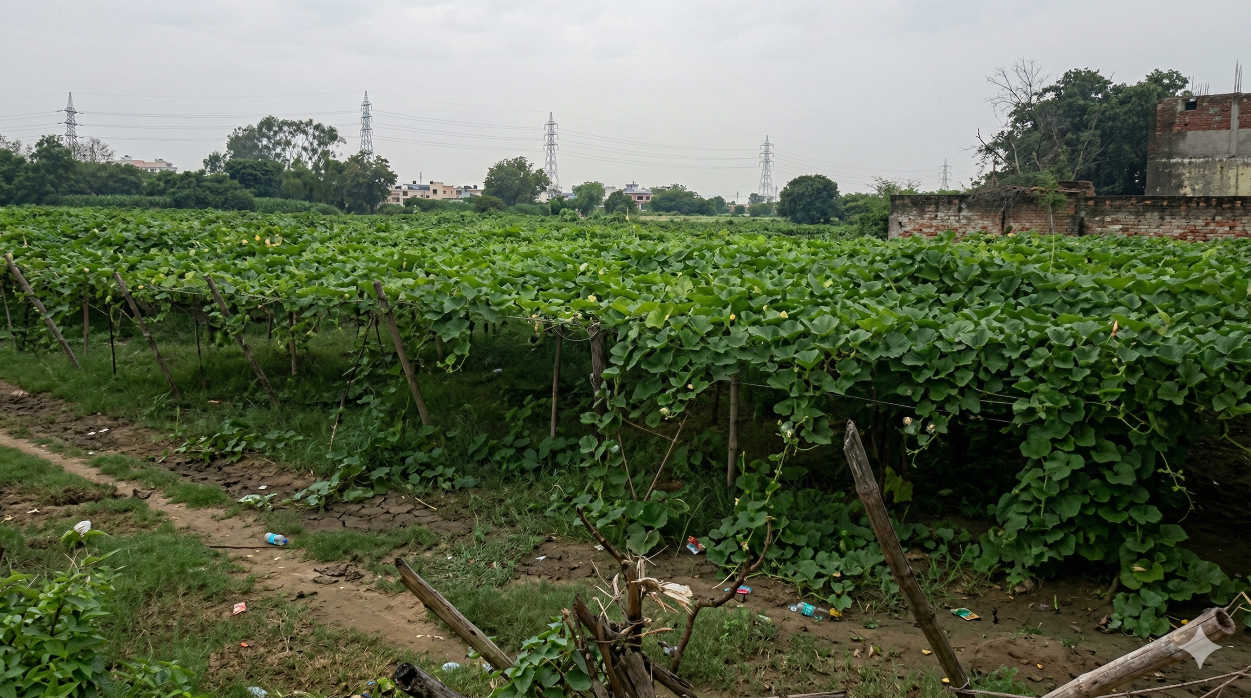 Map of Faridabad showing proposed new sectors 94A to 142 and agricultural land of 19 villages for Haryana government acquisition.