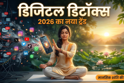 डिजिटल डिटॉक्स 2026: सोशल मीडिया की थकान से मुक्ति और मानसिक शांति के आसान तरीके
