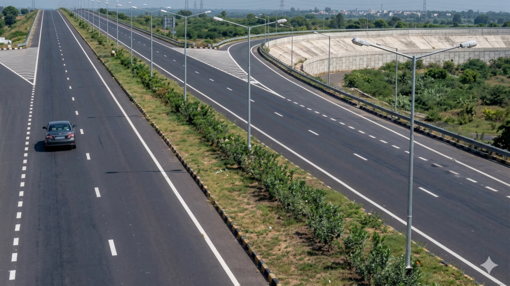 मेरठ-बुलंदशहर-बदायूं हाईवे लिंक रोड चौड़ीकरण योजना का नक्शा और निर्माण कार्य, उत्तर प्रदेश सड़क विकास परियोजना 2026
