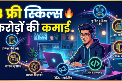 स्टूडेंट्स के लिए 8 फ्री स्किल्स — जो भविष्य में करोड़ों कमा सकती हैं