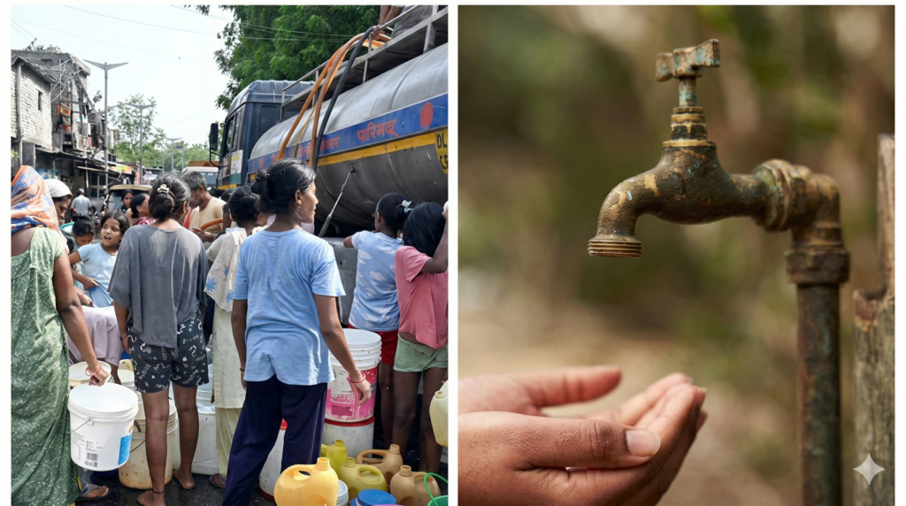 दिल्ली जल बोर्ड द्वारा जारी जल आपूर्ति बाधित क्षेत्रों की सूची, 6-7 मार्च 2026