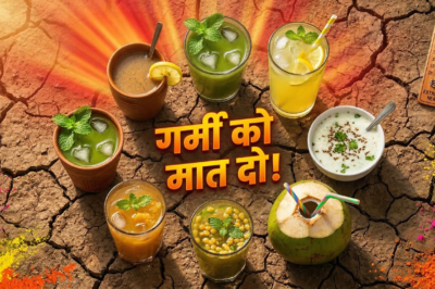 होली के बाद बढ़ती गर्मी का कहर: शरीर को ठंडा रखने के लिए 7 देसी ड्रिंक्स और डाइट टिप्स