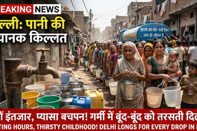 बूंद-बूंद को तरसती दिल्ली- गर्मी से पहले ही टूटी पानी की उम्मीद