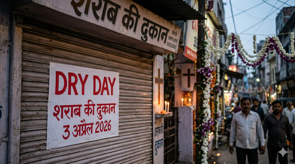 Good Friday Dry Day 2026 — दिल्ली मुंबई हैदराबाद केरल में शराब बंद