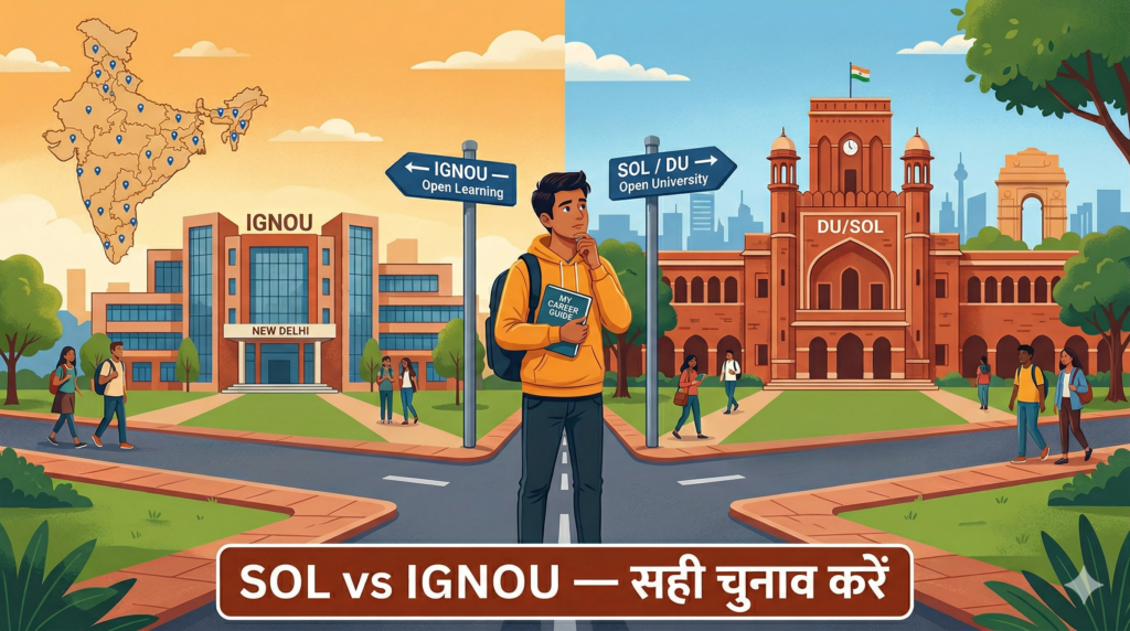 SOL vs IGNOU 2026: कौन सा बेहतर है? पूरी जानकारी हिंदी में