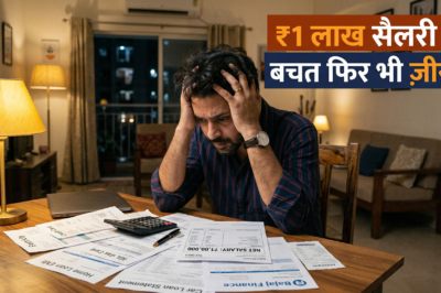 ₹1 लाख सैलरी फिर भी बचत ज़ीरो — मिडिल क्लास की ये 7 गलतियाँ कर रही हैं बर्बाद!