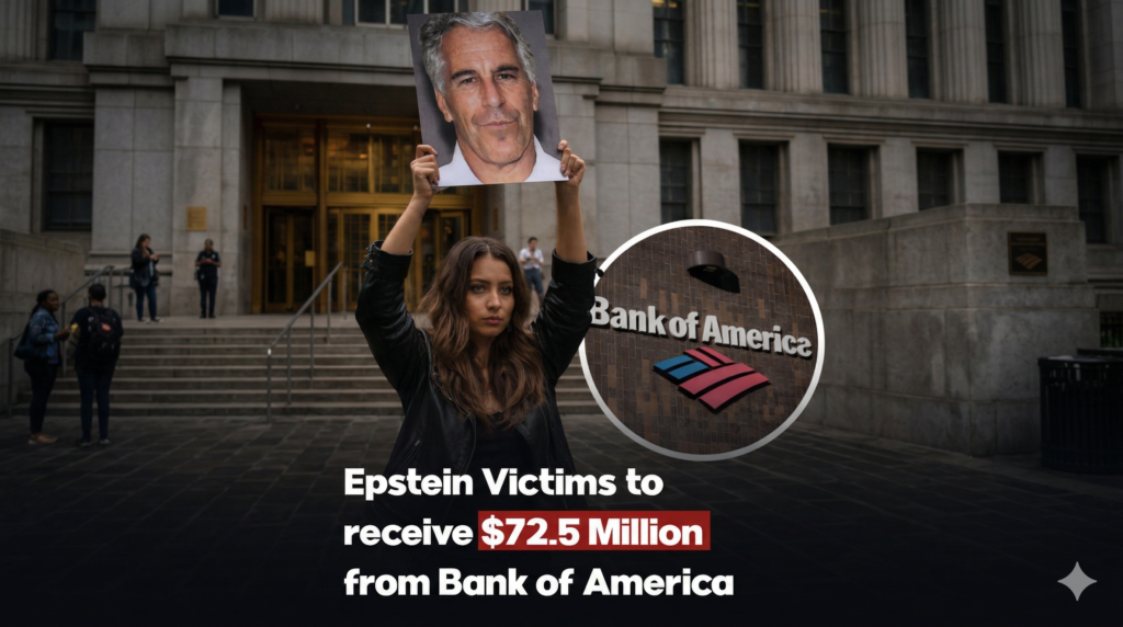 एपस्टीन पीड़ितों को मिलेंगे $72.5 मिलियन: Bank of America ने किया बड़ा समझौता